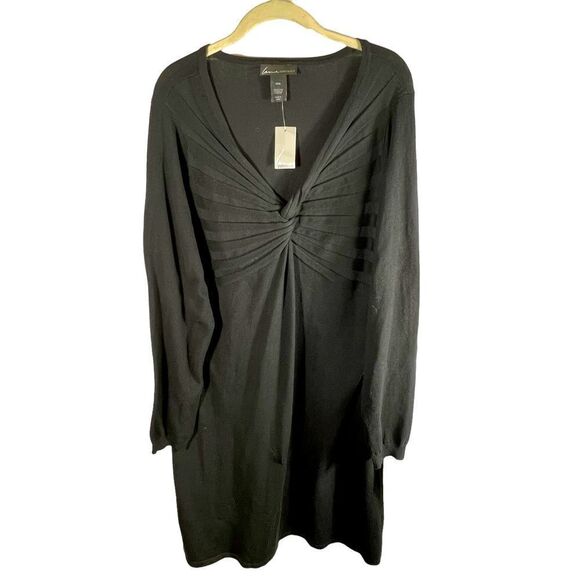 Lane Bryant Twist Front Sweater Dress - Picture 1 of 7